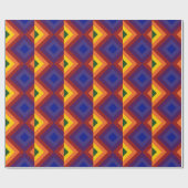 Rainbow Chevrons Geschenkpapier (Flach)