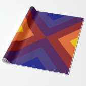 Rainbow Chevrons Geschenkpapier (Ungerollt)