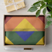 Rainbow Chevrons Gewebe Seidenpapier (Geschenk)