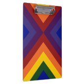 Rainbow Chevrons Klemmbrett (Rechts)