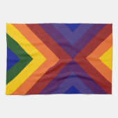 Rainbow Chevrons Küchentuch (Horizontal)