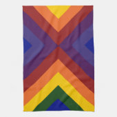 Rainbow Chevrons Küchentuch (Vertikal)