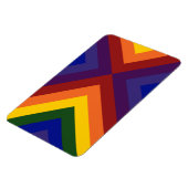 Rainbow Chevrons Magnet (Linke Seite)