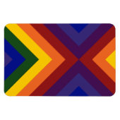 Rainbow Chevrons Magnet (Horizontal)