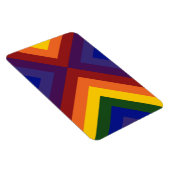 Rainbow Chevrons Magnet (Rechte Seite)