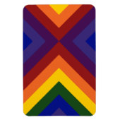 Rainbow Chevrons Magnet (Vertikal)