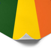 Rainbow Chevrons Poster (Ecke)
