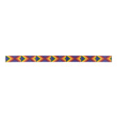 Rainbow Chevrons Satinband (Vorderseite)