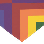 Rainbow Chevrons Tischläufer (Ecke)