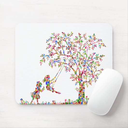 Rainbow Children Mousepad (Mit Mouse)