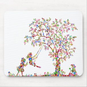 Rainbow Children Mousepad