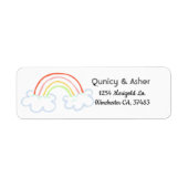 Rainbow Children's, Fun Rainbow Address Label (Vorne)