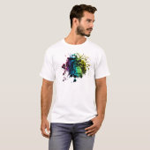 Rainbow Chimpanze T-Shirt (Vorne ganz)