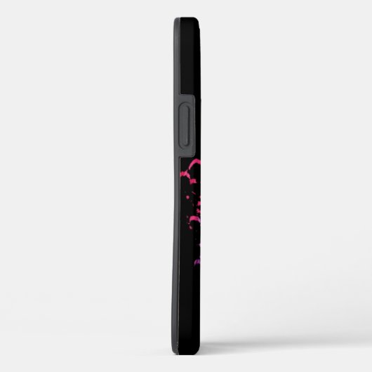 Rainbow Chimpanzee auf Black Case-Mate iPhone Case (Rückseite / Rechts)