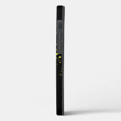 Rainbow Chimpanzee auf Black Case-Mate iPhone Case (Rückseite / Links)