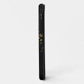 Rainbow Chimpanzee auf Black Case-Mate iPhone Case (Hinten/Links)