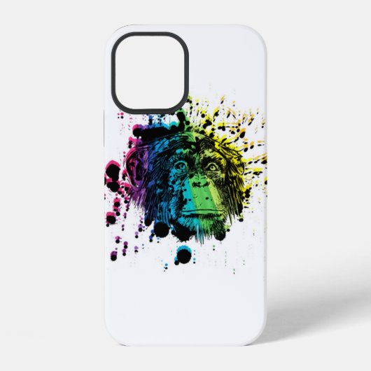 Rainbow Chimpanzee Case-Mate iPhone Case Hülle (Rückseite)