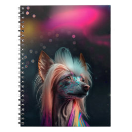 Rainbow Chinese Created Dog Notebook Notizblock