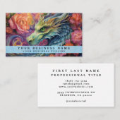 Rainbow Chinese Dragon Visitenkarte (Vorne/Hinten)