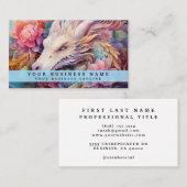 Rainbow Chinese Dragon Visitenkarte (Vorne/Hinten)