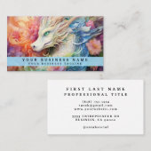 Rainbow Chinese Dragon Visitenkarte (Vorne/Hinten)