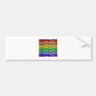 Rainbow Chiropraktor Autoaufkleber