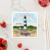Rainbow Choice Lighthouse Servietten (Beispiel)