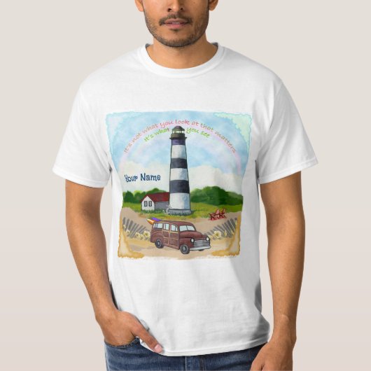 Rainbow Choice Lighthouse T-Shirt (Vorderseite)