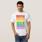 Rainbow Christlich T-Shirt (Vorne ganz)