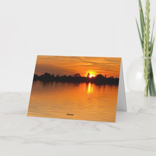 Rainbow Christmas Karte (Rückseite)