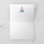 Rainbow Christmas Karte (Innenseite)