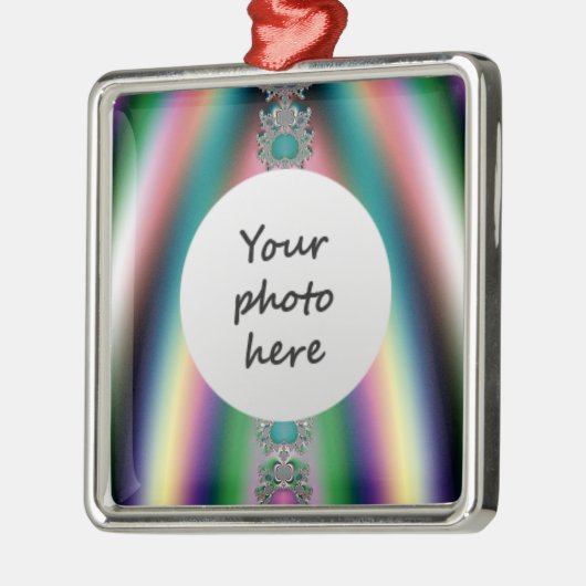 Rainbow Christmas Ornament (Links)