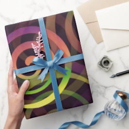 Rainbow Christmas Pattern Geschenkpapier