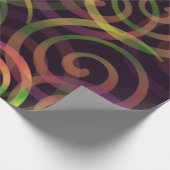 Rainbow Christmas Pattern Geschenkpapier (Ecke)