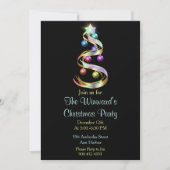 Rainbow Christmas Tree Einladung (Vorderseite)