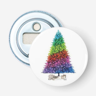 Rainbow Christmas Tree Flaschenöffner