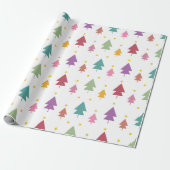 Rainbow Christmas Tree Geschenkpapier (Ungerollt)