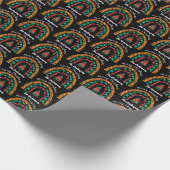 Rainbow Christmas Tree Karierte Camouflage Frohe W Geschenkpapier (Ecke)