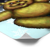 Rainbow Christmas Tree Poster (Ecke)