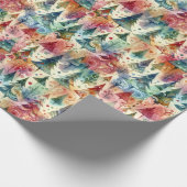 Rainbow Christmas Tree Wrapping Paper Geschenkpapier (Ecke)