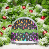 Rainbow Christmas Trees Schneekugeln (Weihnachten)
