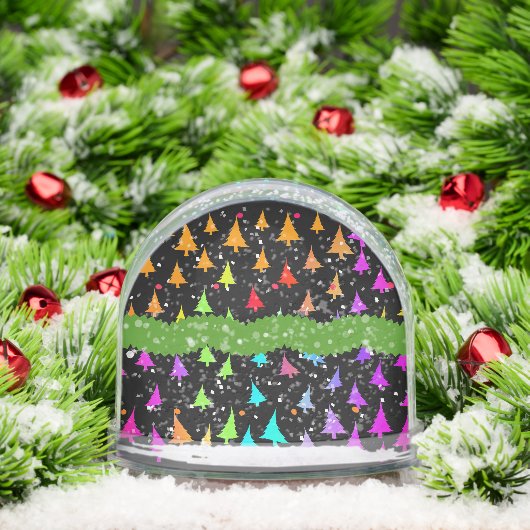 Rainbow Christmas Trees Schneekugeln (Weihnachten)
