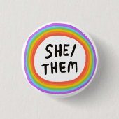 Rainbow Circle Button (Vorderseite)