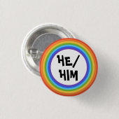 Rainbow Circle Button (Vorne & Hinten)