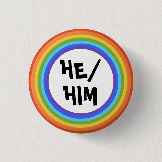 Rainbow Circle Button (Vorderseite)
