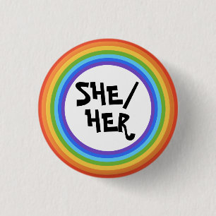 Rainbow Circle Button