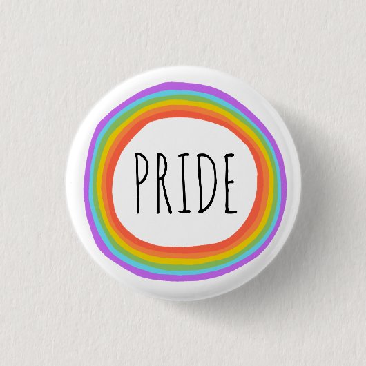 Rainbow Circle Button (Vorderseite)