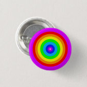 Rainbow Circle Design-40686 Button (Vorne & Hinten)