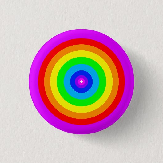 Rainbow Circle Design-40686 Button (Vorderseite)