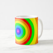 Rainbow Circle Design-40686 Kaffeetasse (VorderseiteRechts)